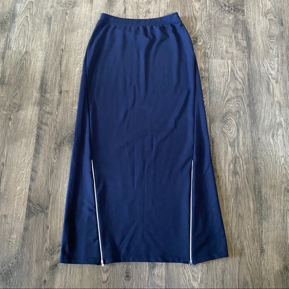 LC Waikiki blue long maxi skirt - Picture 1 of 4